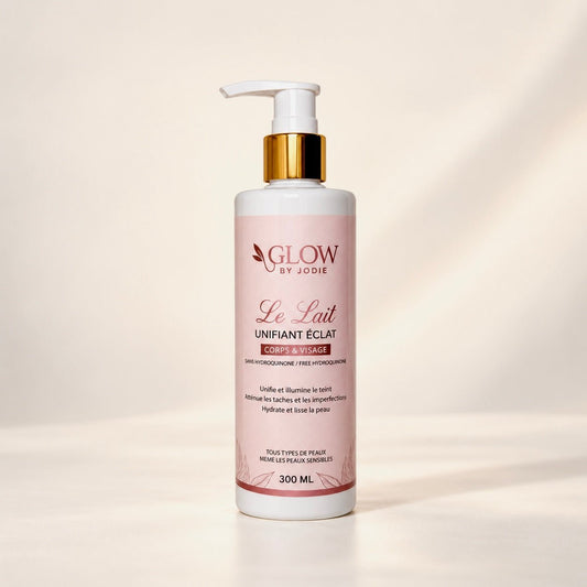 Duo Clarifiant & hydratant - soin visage et corps peau noire et métisse et caucasien GLOW BY JODIE