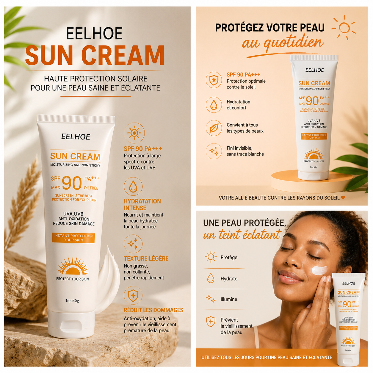 Crème Solaire SPF 90