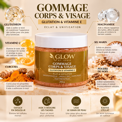 Gommage Visage & Corps gluthation vitamine E