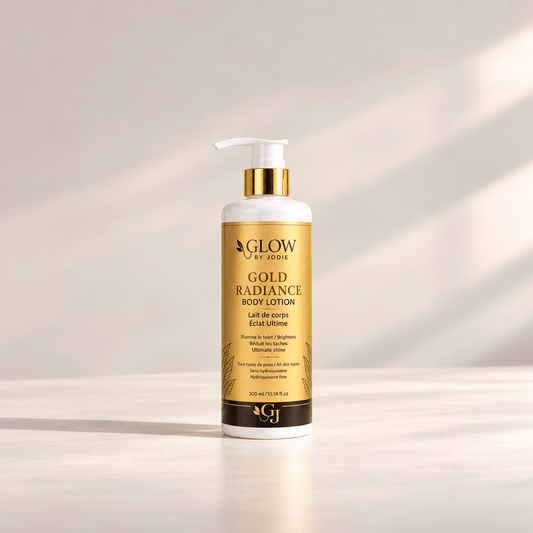 Gel Douche Éclat Ultime - soin visage et corps peau noire et métisse et caucasien GLOW BY JODIE