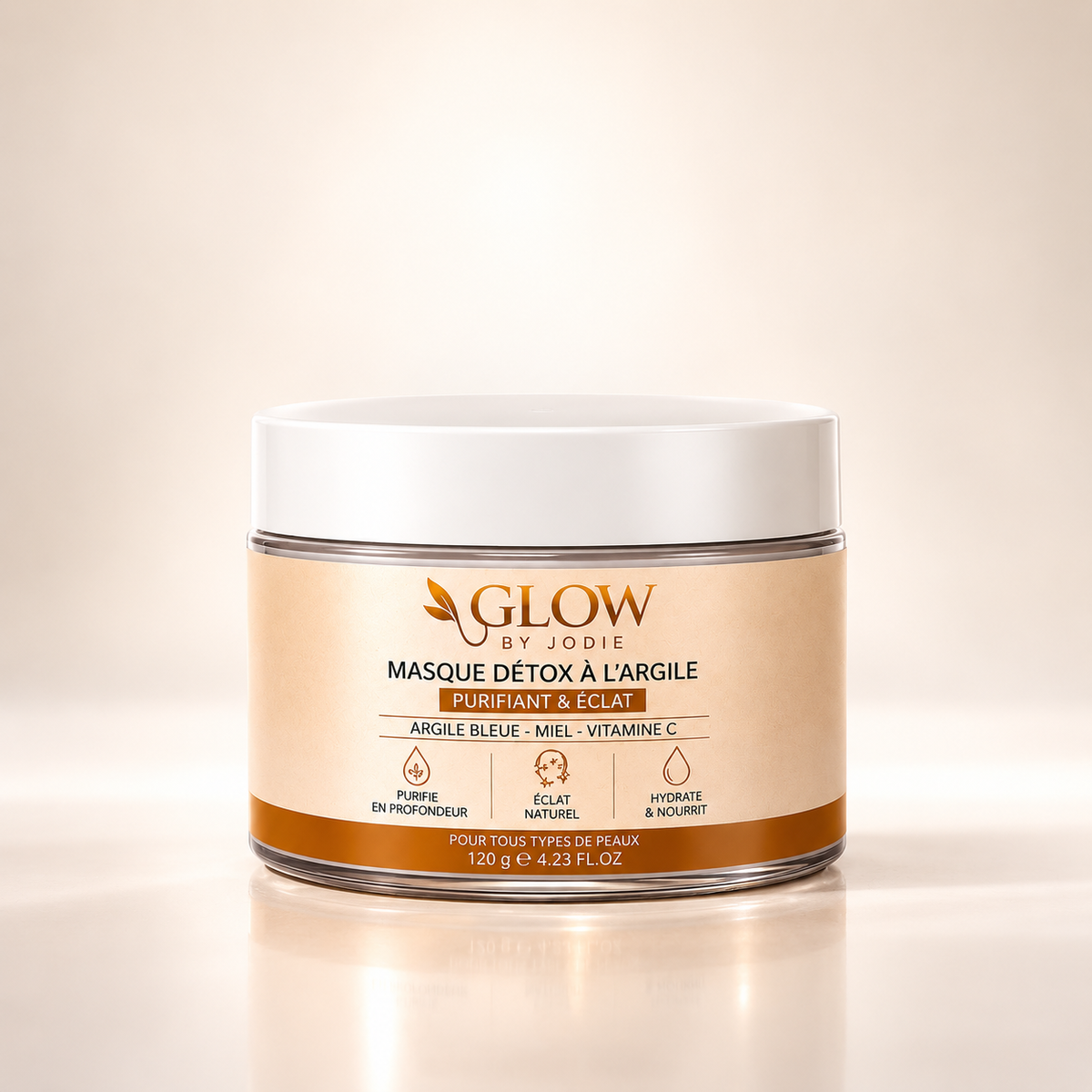 Masque Visage Purifiant à l'Argile Bleue