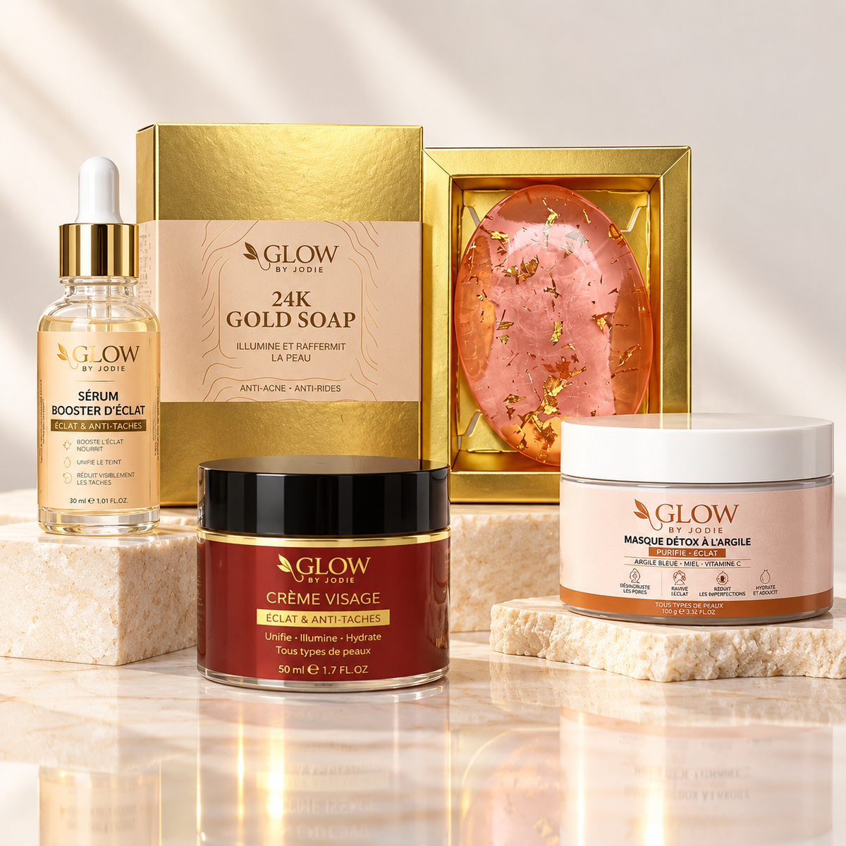 Glow Visage Complet - Routine anti-imperfections & Éclat