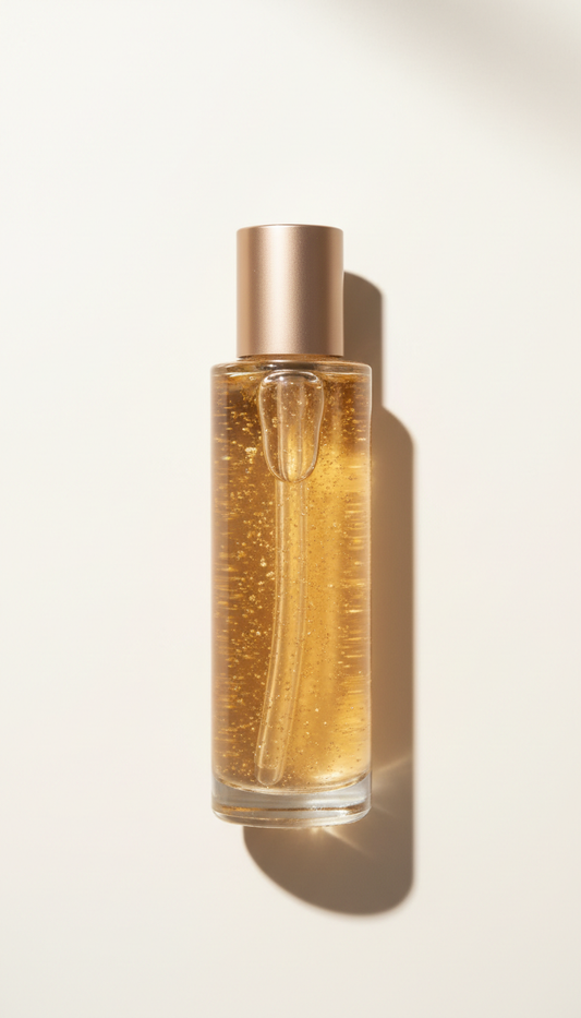 Huile corps infusée or 24K